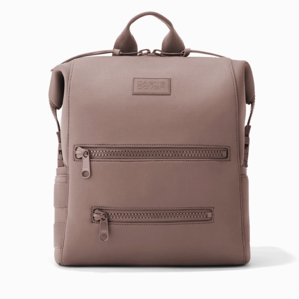 DAGNE DOVER INDI DIAPER BACKPACK IN DUNE - good condition! spots can be cleaned!